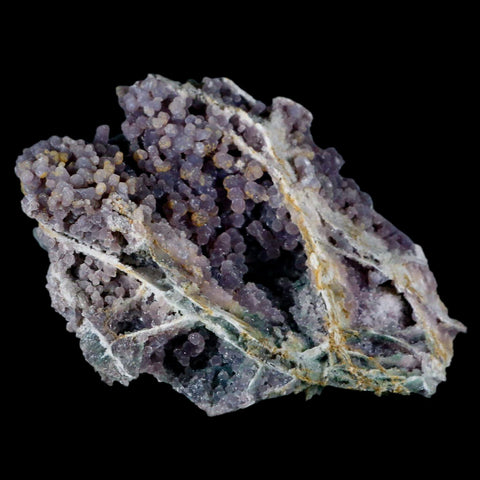 3.7" Purple Grape Agate Botryoidal Crystal Druzy Cluster Mineral Sulawesi Island - Fossil Age Minerals