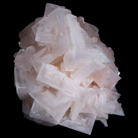 3.1" Quality Pink Halite Salt Crystals Cluster Mineral Trona, CA Searles Lake - Fossil Age Minerals