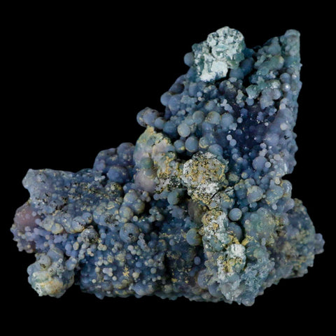 3.7" Purple Grape Agate Botryoidal Crystal Druzy Cluster Mineral Sulawesi Island - Fossil Age Minerals