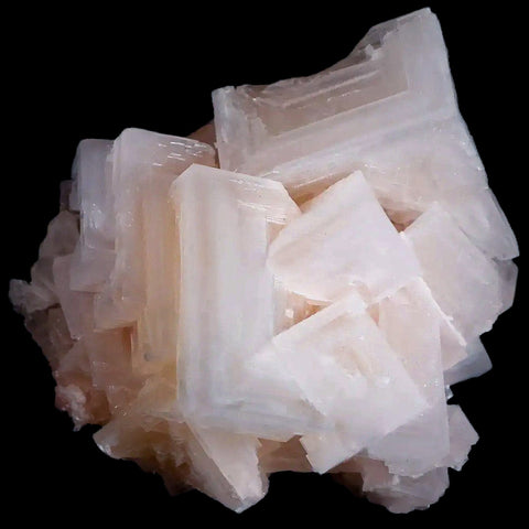 2.1" Quality Pink Halite Salt Crystals Cluster Mineral Trona, CA Searles Lake - Fossil Age Minerals