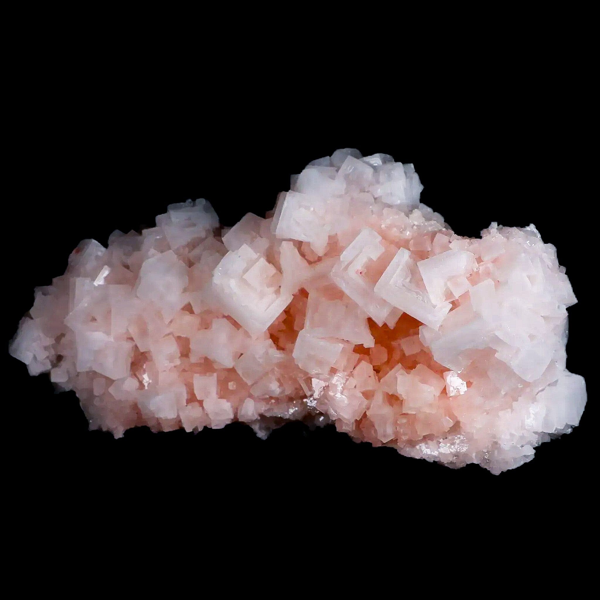 XL 7" Quality Pink Halite Salt Crystals Cluster Mineral Trona, CA Searles Lake - Fossil Age Minerals