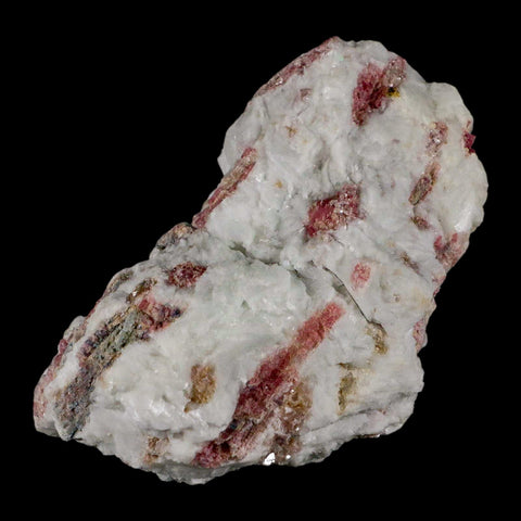 3.4" Natural Rough Pink Tourmaline on Crystal Quartz Mineral Specimen Brazil - Fossil Age Minerals