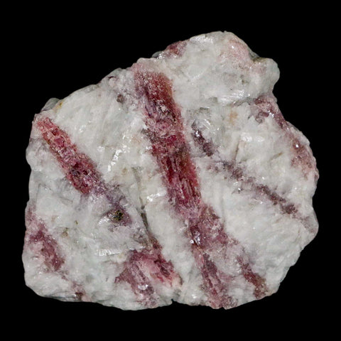 2.3" Natural Rough Pink Tourmaline on Crystal Quartz Mineral Specimen Brazil - Fossil Age Minerals