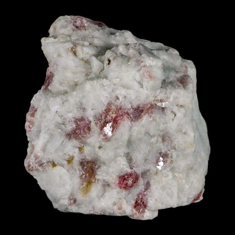 2.3" Natural Rough Pink Tourmaline on Crystal Quartz Mineral Specimen Brazil - Fossil Age Minerals