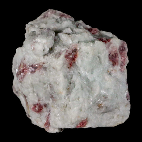 2.3" Natural Rough Pink Tourmaline on Crystal Quartz Mineral Specimen Brazil - Fossil Age Minerals