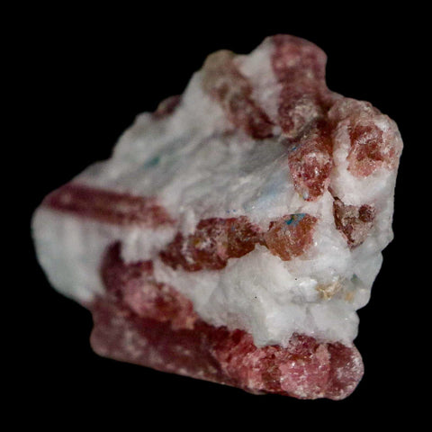 1.9" Natural Rough Pink Tourmaline on Crystal Quartz Mineral Specimen Brazil - Fossil Age Minerals