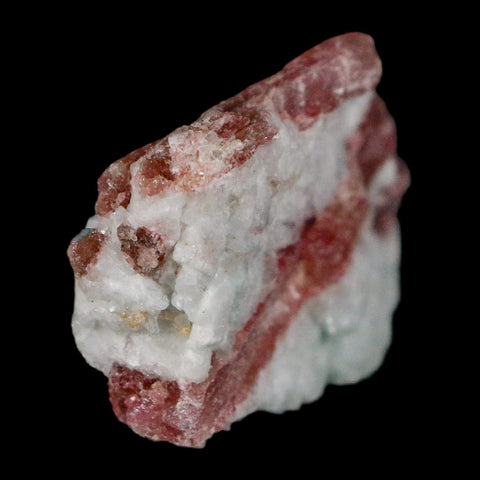 1.9" Natural Rough Pink Tourmaline on Crystal Quartz Mineral Specimen Brazil - Fossil Age Minerals