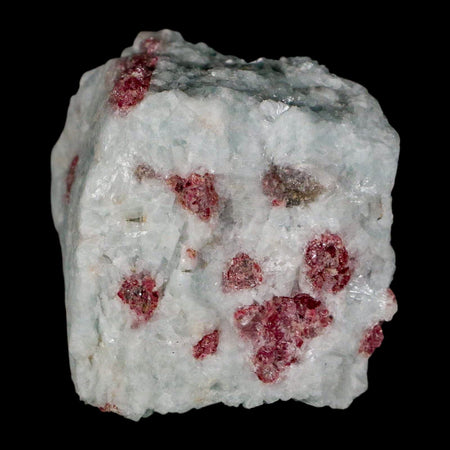 2.7" Natural Rough Pink Tourmaline on Crystal Quartz Mineral Specimen Brazil