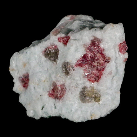 2.7" Natural Rough Pink Tourmaline on Crystal Quartz Mineral Specimen Brazil - Fossil Age Minerals