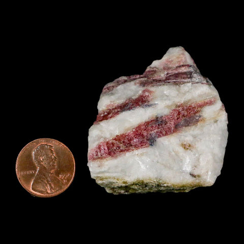 1.9" Natural Rough Pink Tourmaline on Crystal Quartz Mineral Specimen Brazil - Fossil Age Minerals