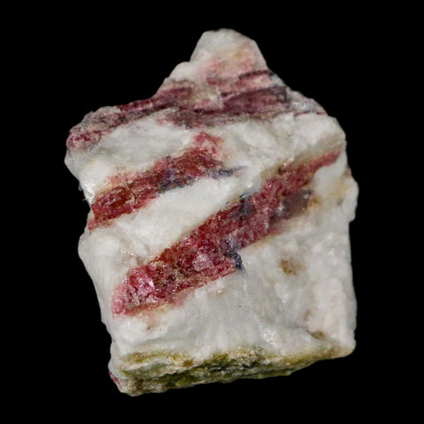 1.9" Natural Rough Pink Tourmaline on Crystal Quartz Mineral Specimen Brazil - Fossil Age Minerals