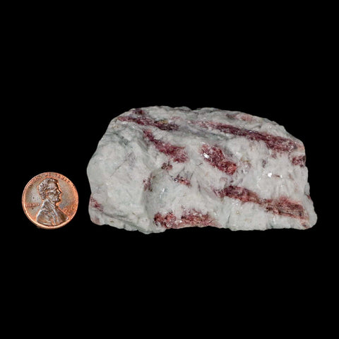 2.9" Natural Rough Pink Tourmaline on Crystal Quartz Mineral Specimen Brazil - Fossil Age Minerals