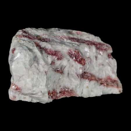 2.9" Natural Rough Pink Tourmaline on Crystal Quartz Mineral Specimen Brazil