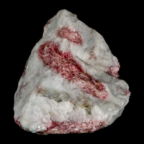 2" Natural Rough Pink Tourmaline on Crystal Quartz Mineral Specimen Brazil - Fossil Age Minerals