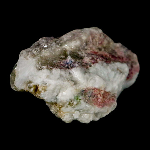 2.7" Natural Rough Pink Tourmaline on Crystal Quartz Mineral Specimen Brazil - Fossil Age Minerals