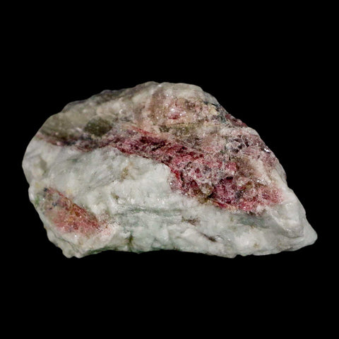 2.7" Natural Rough Pink Tourmaline on Crystal Quartz Mineral Specimen Brazil - Fossil Age Minerals