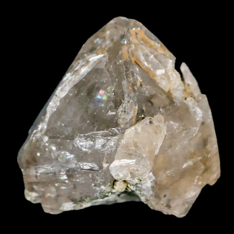 1.9" Natural Clear Skeletal Crystal Quartz Point Fenestra Quartz Imilchil Morocco - Fossil Age Minerals