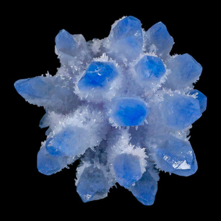 2.7" Ice Blue Phantom Ghost Quartz Crystal, Chlorite Cluster Mineral Specimen