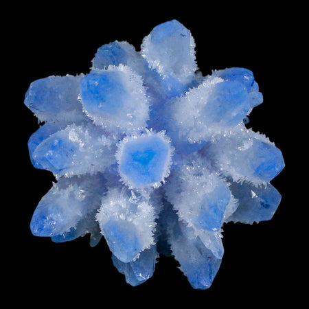 2.8" Ice Blue Phantom Ghost Quartz Crystal, Chlorite Cluster Mineral Specimen