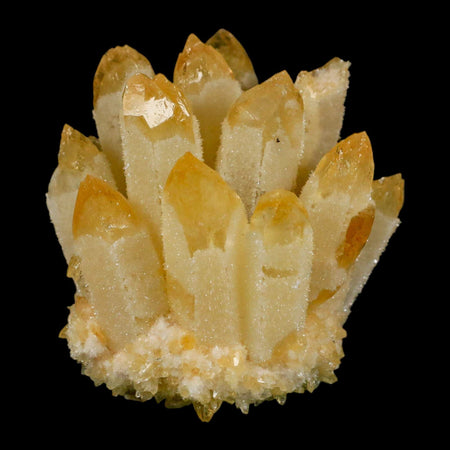 2.9" Yellow Phantom Ghost Quartz Crystal, Chlorite Cluster Mineral Specimen