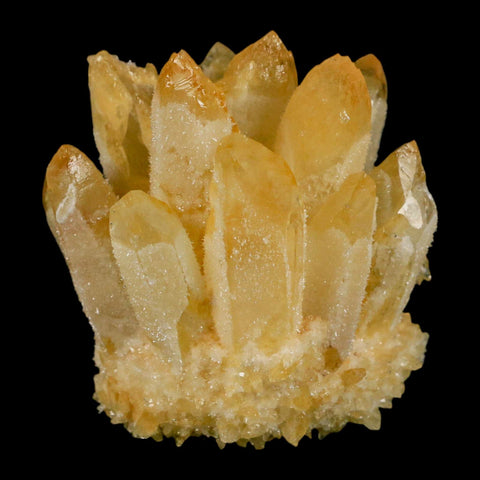 2.9" Yellow Phantom Ghost Quartz Crystal, Chlorite Cluster Mineral Specimen - Fossil Age Minerals