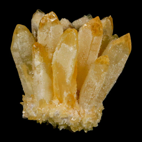 2.8" Yellow Phantom Ghost Quartz Crystal, Chlorite Cluster Mineral Specimen - Fossil Age Minerals