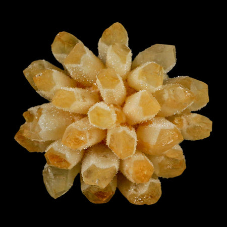 3.2" Yellow Phantom Ghost Quartz Crystal, Chlorite Cluster Mineral Specimen