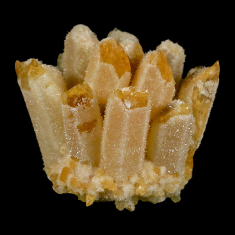 3.1" Yellow Phantom Ghost Quartz Crystal, Chlorite Cluster Mineral Specimen - Fossil Age Minerals