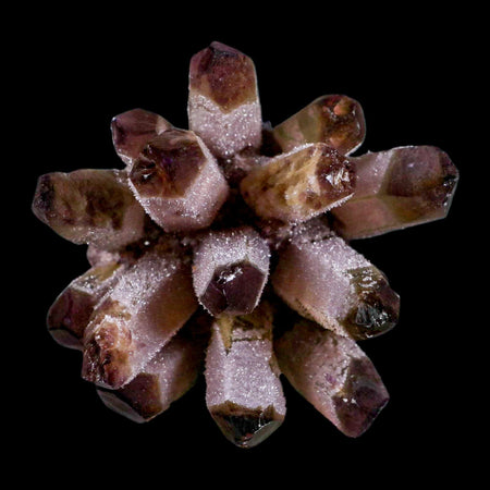 3.6" Purple Phantom Ghost Quartz Crystal, Chlorite Cluster Mineral Specimen