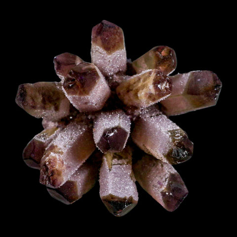 3.6" Purple Phantom Ghost Quartz Crystal, Chlorite Cluster Mineral Specimen - Fossil Age Minerals