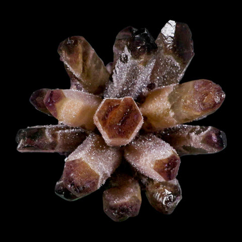 3.4" Purple Phantom Ghost Quartz Crystal, Chlorite Cluster Mineral Specimen - Fossil Age Minerals