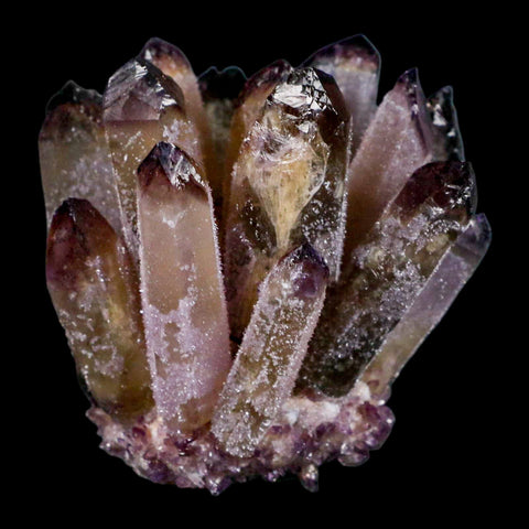 2.9" Purple Phantom Ghost Quartz Crystal, Chlorite Cluster Mineral Specimen - Fossil Age Minerals