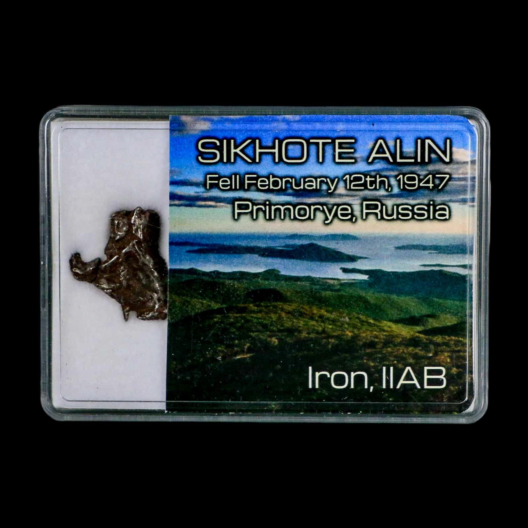 0.9" Sikhote Alin Meteorite Specimen Primorye Russia Meteorites 4.67 Grams Display - Fossil Age Minerals
