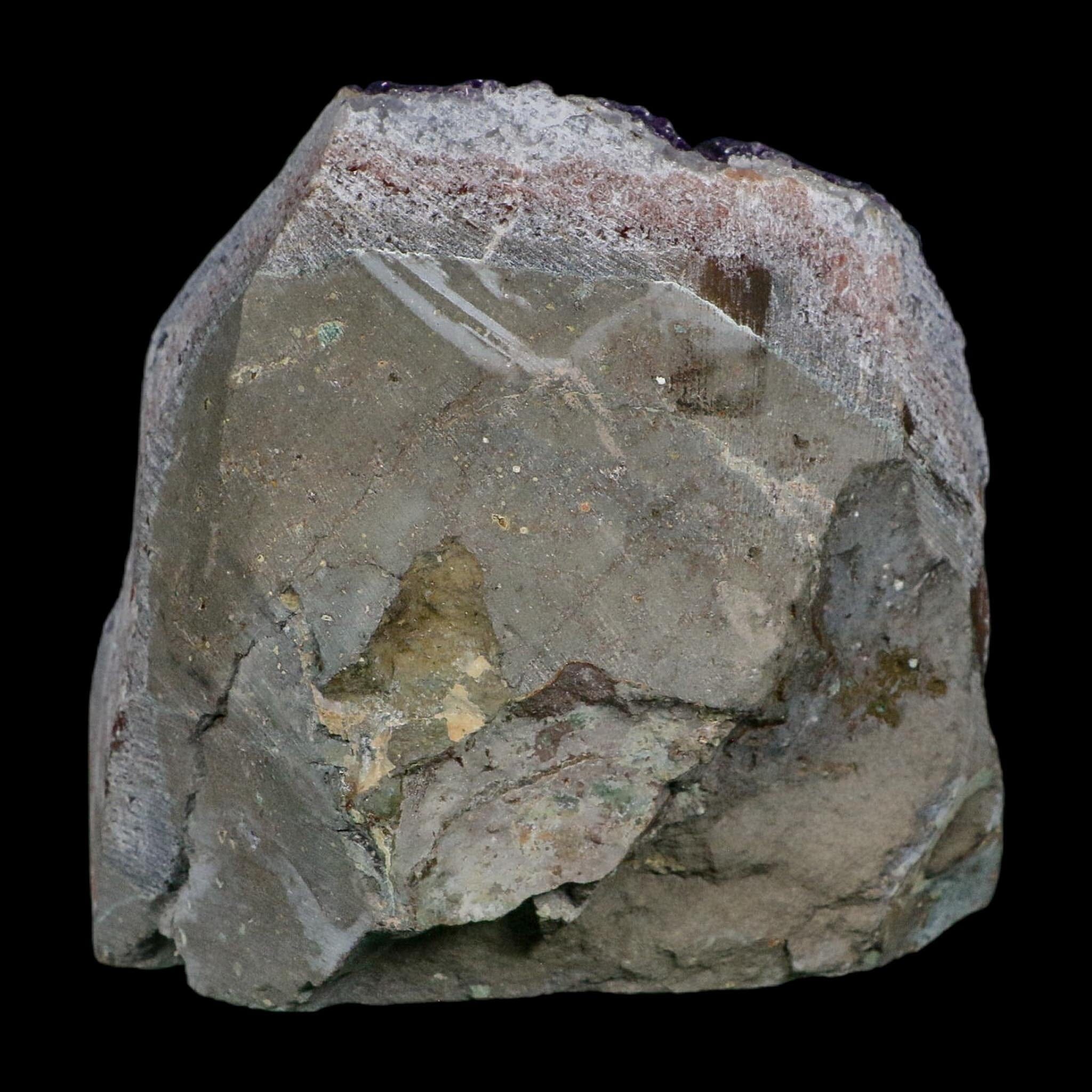 4.7" Rough Purple Amethyst Crystal Cluster Mineral Specimen Brazil Self Standing