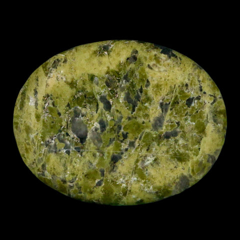 2" Unakite Green Epidote Orthoclase Polished Worry Palm Stone Mineral Specimen - Fossil Age Minerals