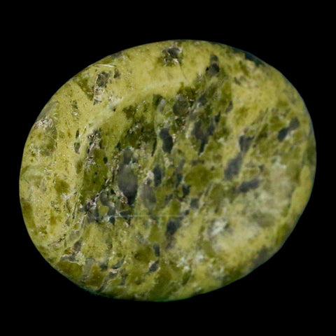 2" Unakite Green Epidote Orthoclase Polished Worry Palm Stone Mineral Specimen - Fossil Age Minerals