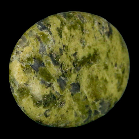 2" Unakite Green Epidote Orthoclase Polished Worry Palm Stone Mineral Specimen - Fossil Age Minerals