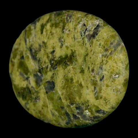 2" Unakite Green Epidote Orthoclase Polished Worry Palm Stone Mineral Specimen - Fossil Age Minerals