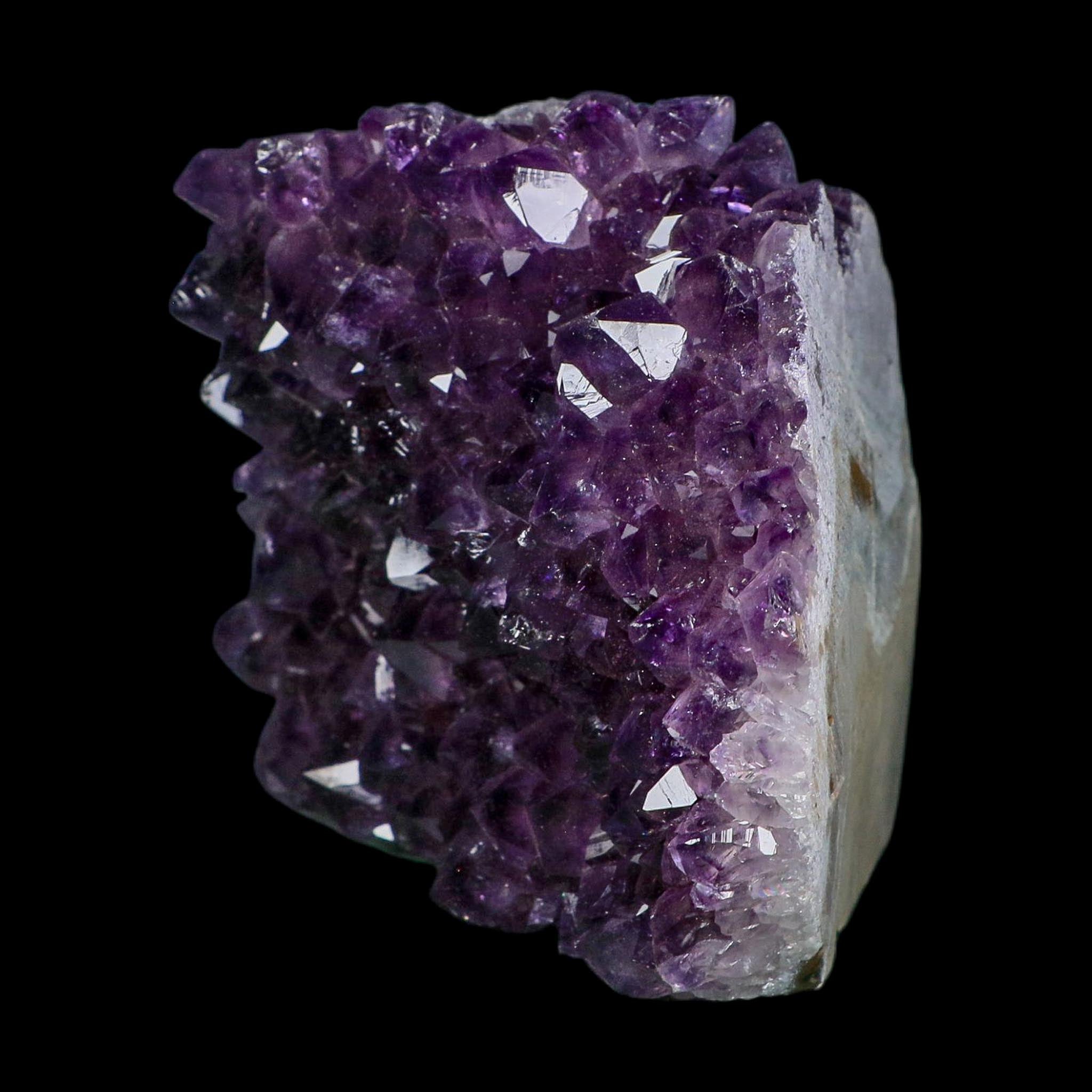 4.8" Rough Purple Amethyst Crystal Cluster Mineral Specimen Brazil Self Standing