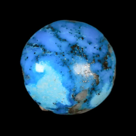 1" Natural Polished Teal Turquoise Gemstone Mineral Specimen Cab