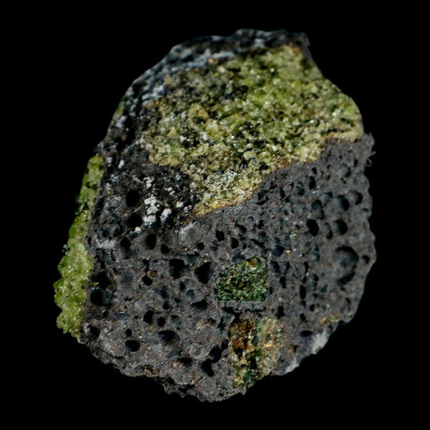 3.8" Natural Emerald Peridot Crystal Minerals On Volcanic Rock Gila, Arizona - Fossil Age Minerals
