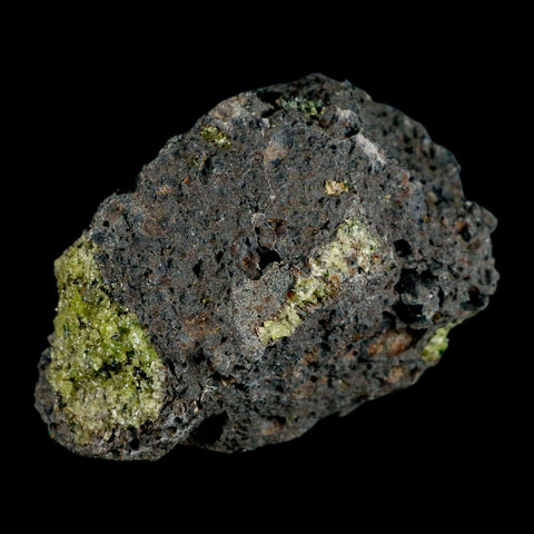 3.5" Natural Emerald Peridot And Chromium Crystals Minerals On Volcanic Rock Gila, AZ - Fossil Age Minerals