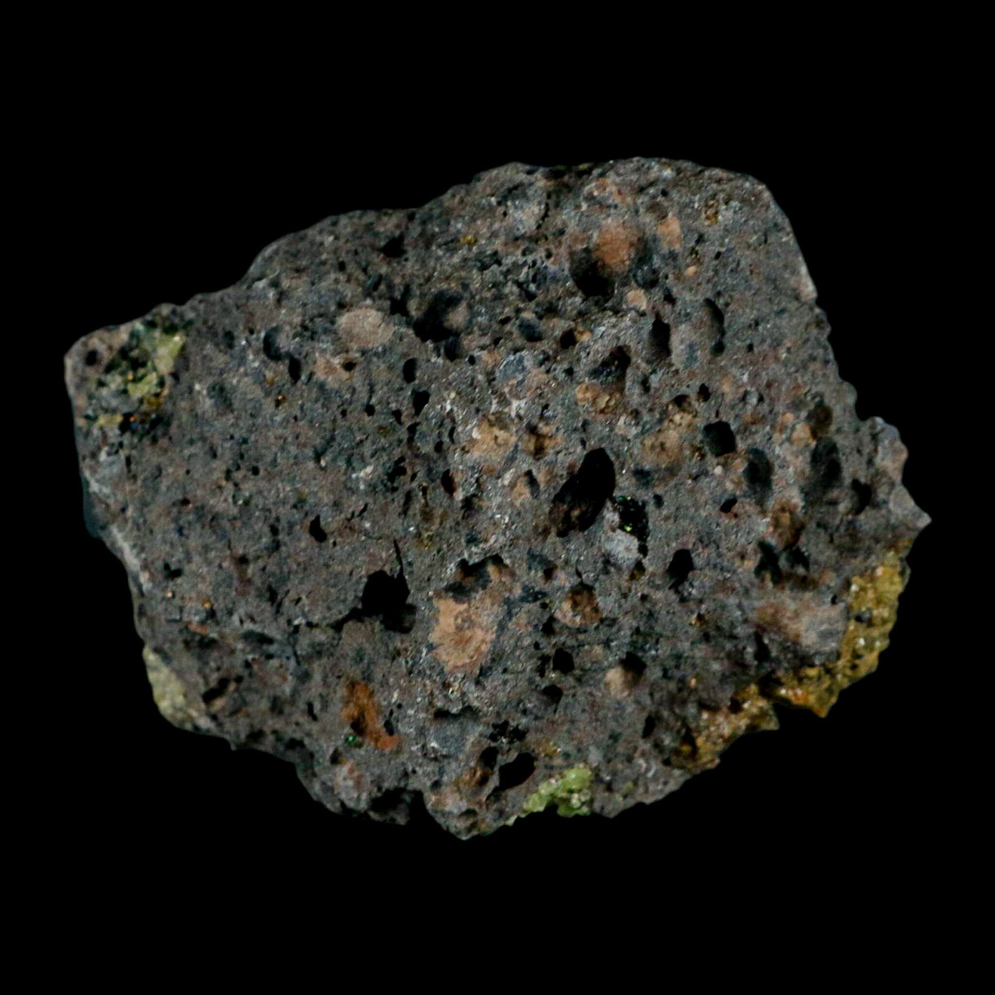 3.5" Natural Emerald Peridot And Chromium Crystals Minerals On Volcanic Rock Gila, AZ - Fossil Age Minerals