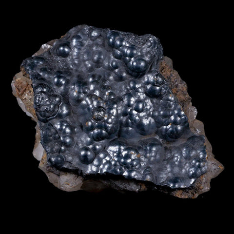 3.1" Hematite Botryoidal Kidney Ore Rock Mineral Crystal Irhoud Mine, Morocco - Fossil Age Minerals