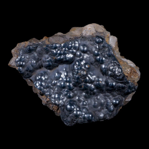 3.1" Hematite Botryoidal Kidney Ore Rock Mineral Crystal Irhoud Mine, Morocco - Fossil Age Minerals