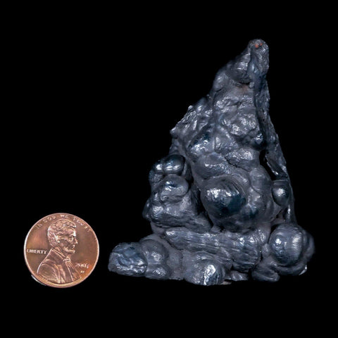 2.4" Hematite Botryoidal Kidney Ore Rock Mineral Specimen Irhoud Mine, Morocco - Fossil Age Minerals