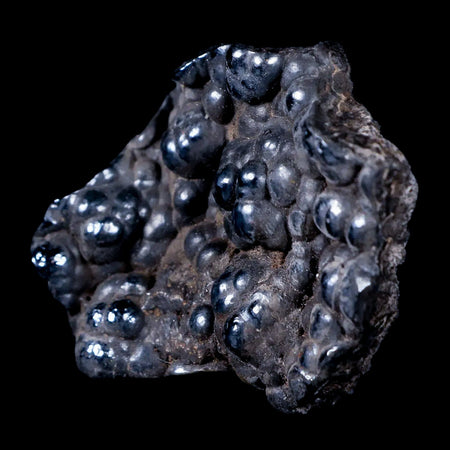 2.4 Hematite Botryoidal Kidney Ore Rock Mineral Specimen Irhoud Mine, Morocco