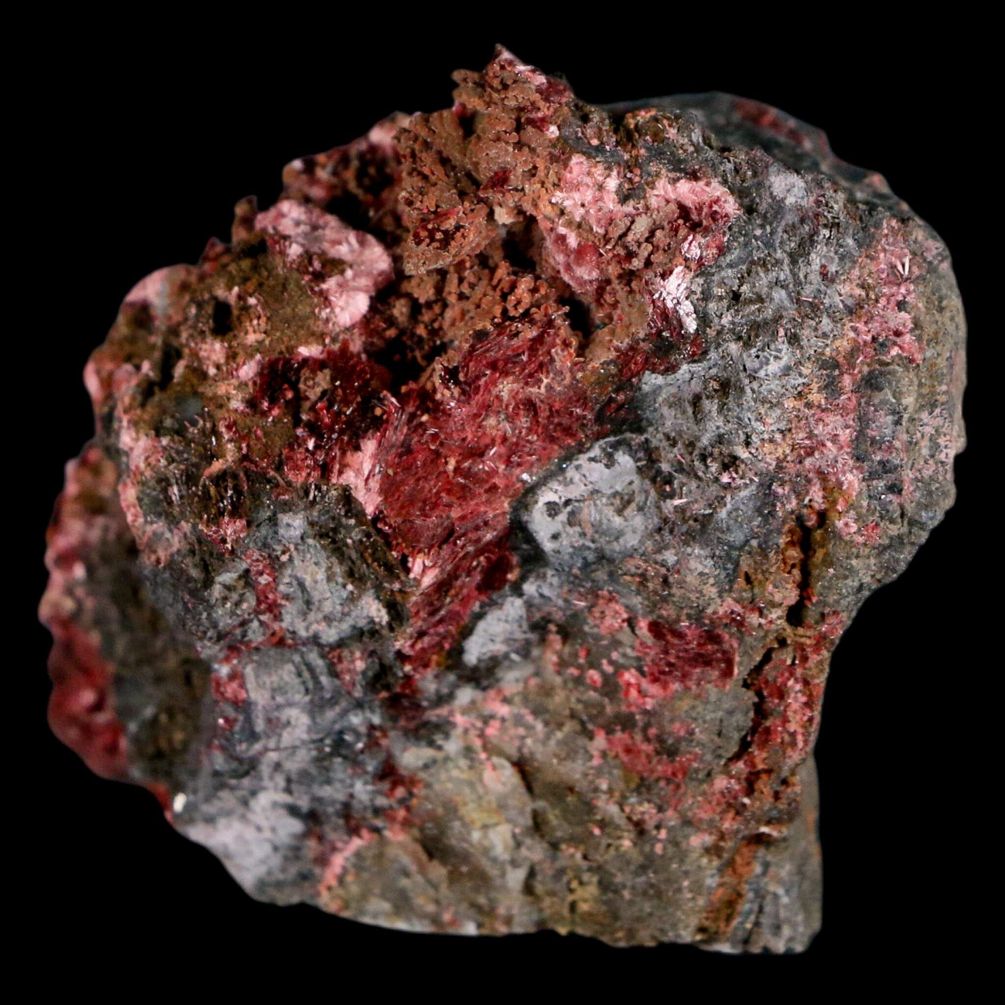 3.6" Erythrite Pink Cobalt Crystal Mineral Specimen Atlas Mountains, Morocco - Fossil Age Minerals