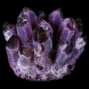 3" Purple Phantom Ghost Quartz Crystal, Chrorite Cluster Mineral Specimen