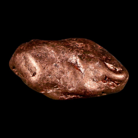 1" Solid Native Copper Polished Nugget Mineral Keweenaw Michigan - Fossil Age Minerals